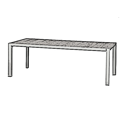 Gartentische aus Metall
